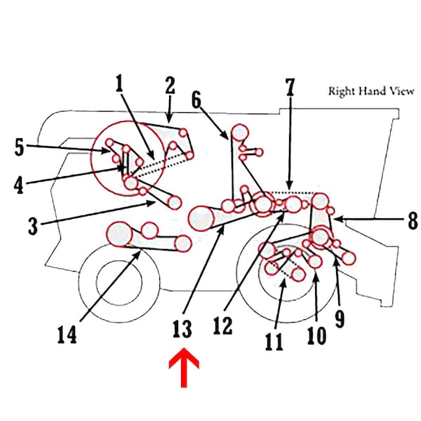 Aftermarket H240895 Rethresher Drive Belt Fits John Deere S690 S680 S680HM S690HM COB40-0795 - main